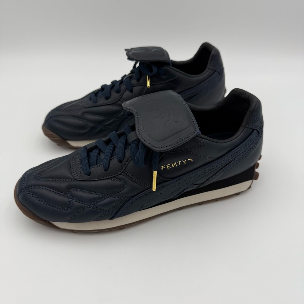NEW w/o tags: Navy Blue Fenty Beauty Men's Black Sneakers